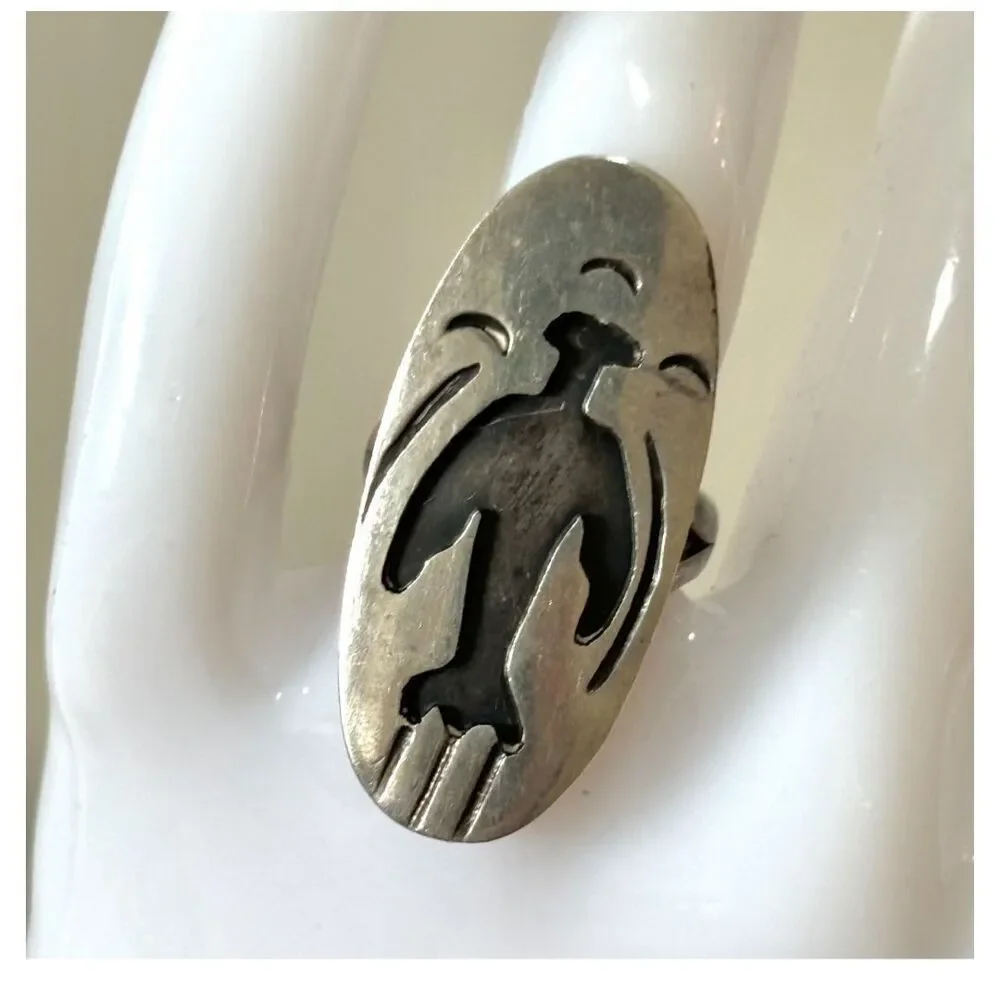 Vintage sterling silver overlay 
Mexico  vintage ring - Picture 9 of 9